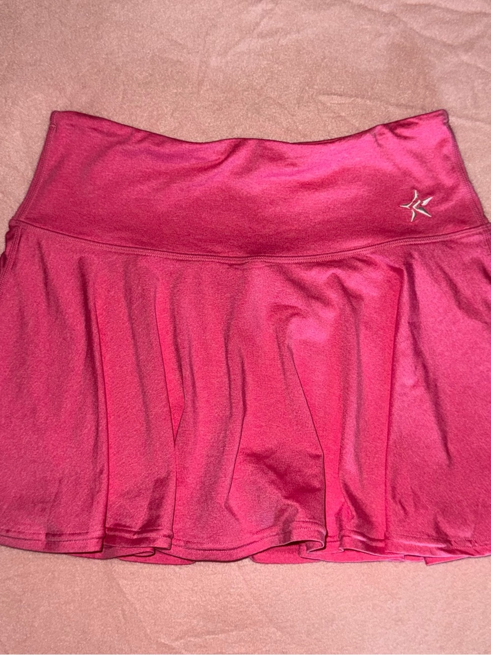 Rebel Athletic Pink Skater Skirt with Flared Hem